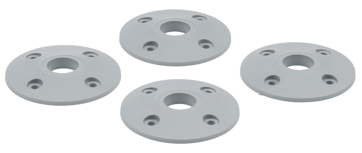 Scuff Plate Plastic Silver 4pk