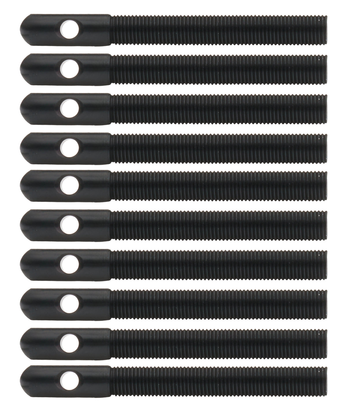 Aluminum Hood Pins 3/8in Black 10pk