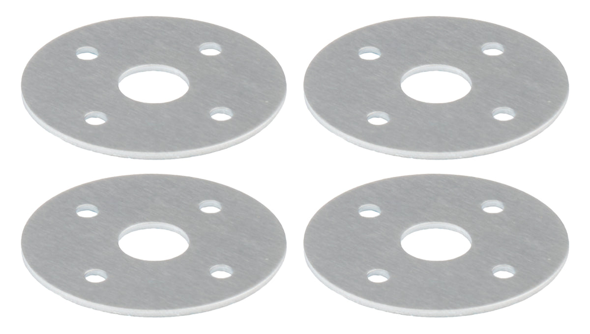 Scuff Plate Aluminum 3/8in Hole 4pk