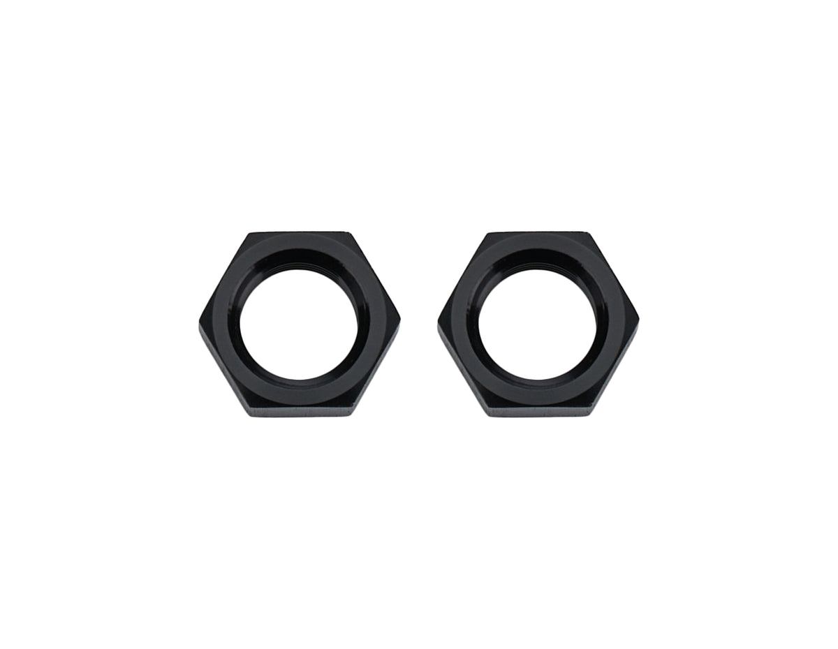 Bulkhead Nuts Black -3 2pk