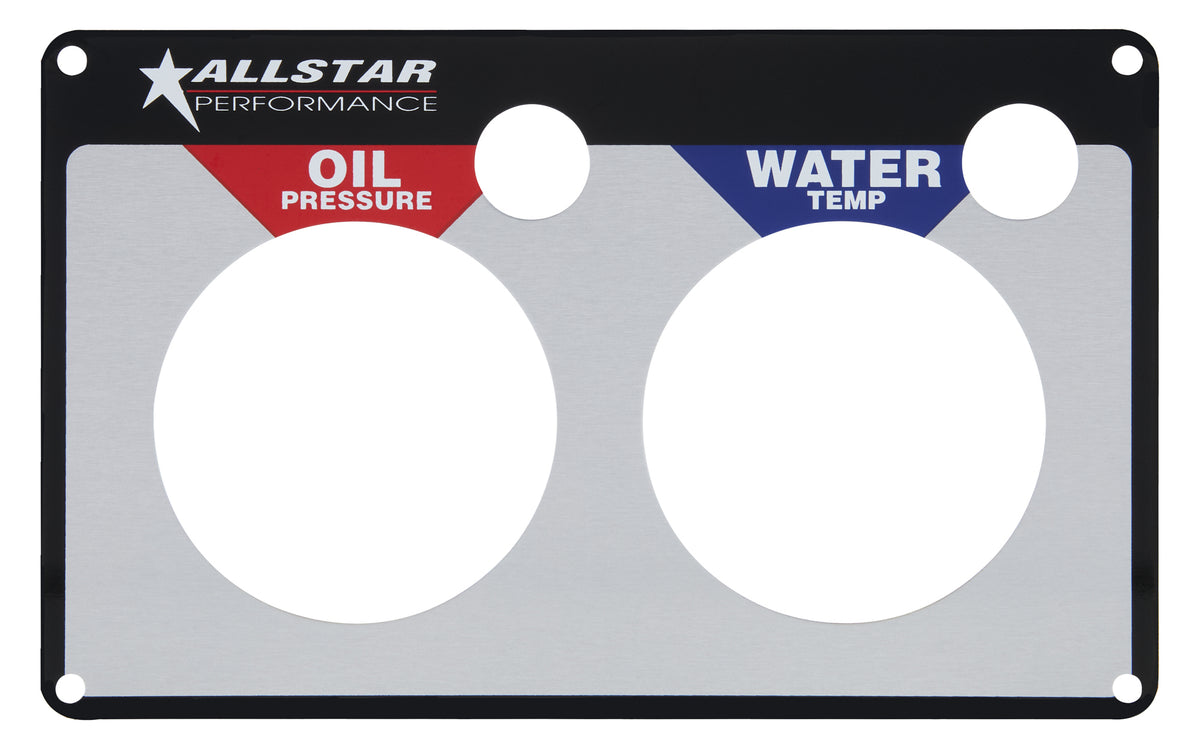 2 Gauge Panel Plate OP/WT