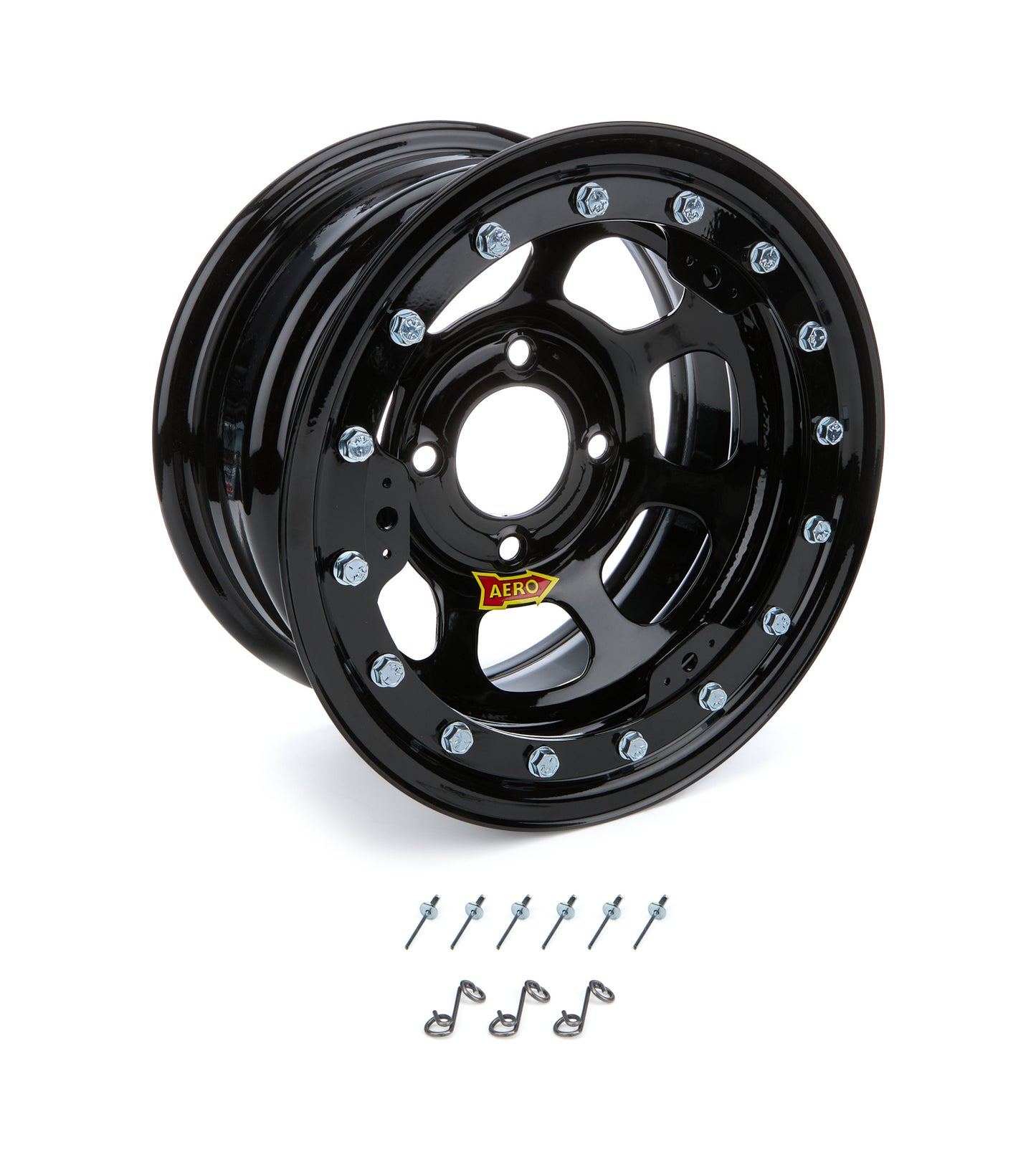 Wheel 13x7 3in 4.50in BC Black