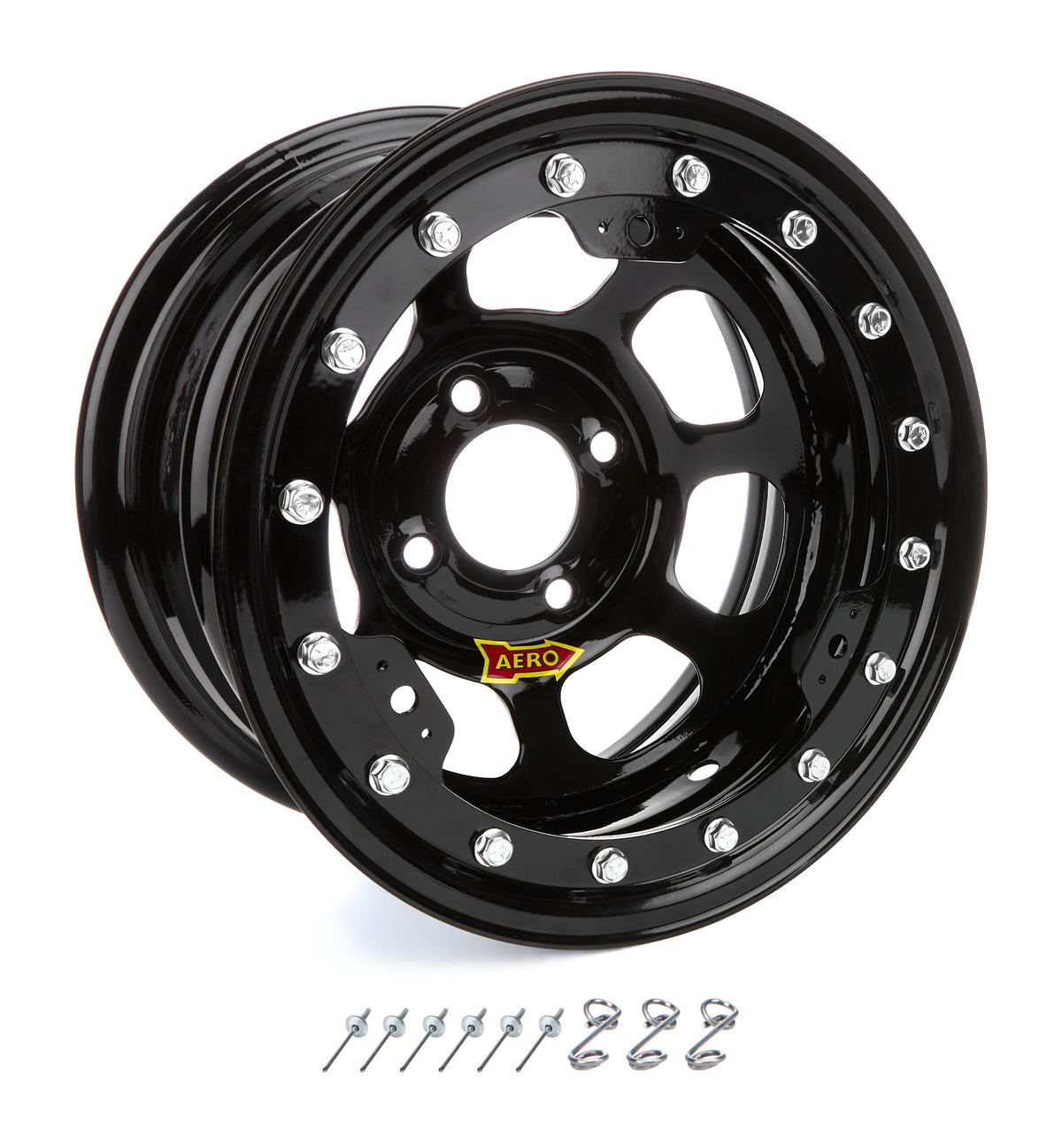 13x8 2in. 4.50 Black Beadlock Wheel