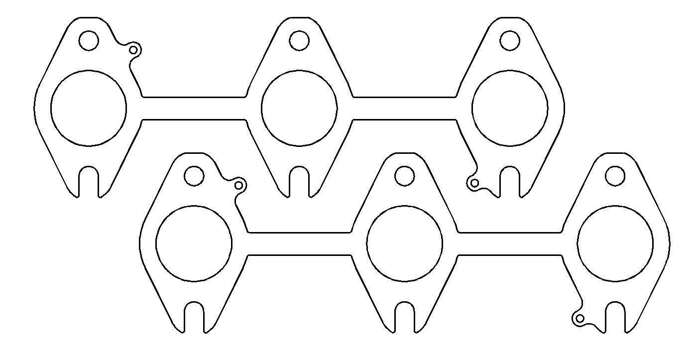 MLS Exhaust Gasket Set Dodge 5.9L Cummins Dsl