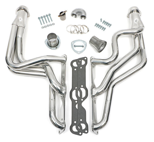 Pontiac V8 Headers - Coated