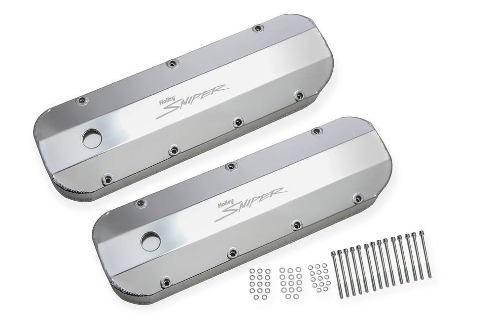 Sniper Fabricated Valve Covers BBC Tall