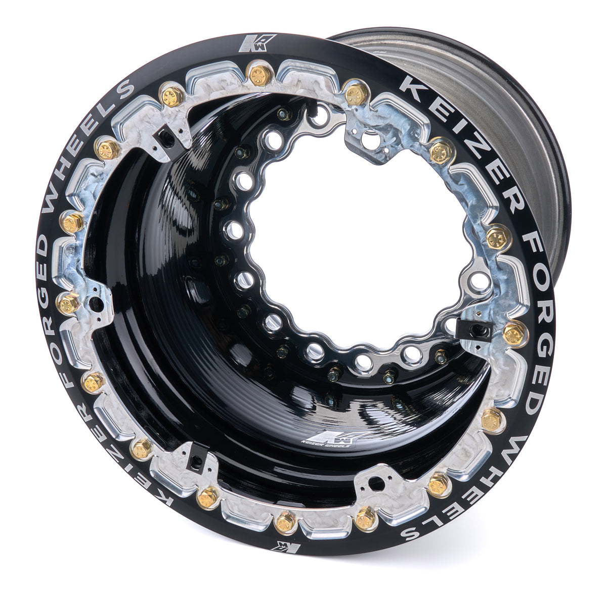 Wheel Wide 5 15x14 5in BS Forged Beadlock Black