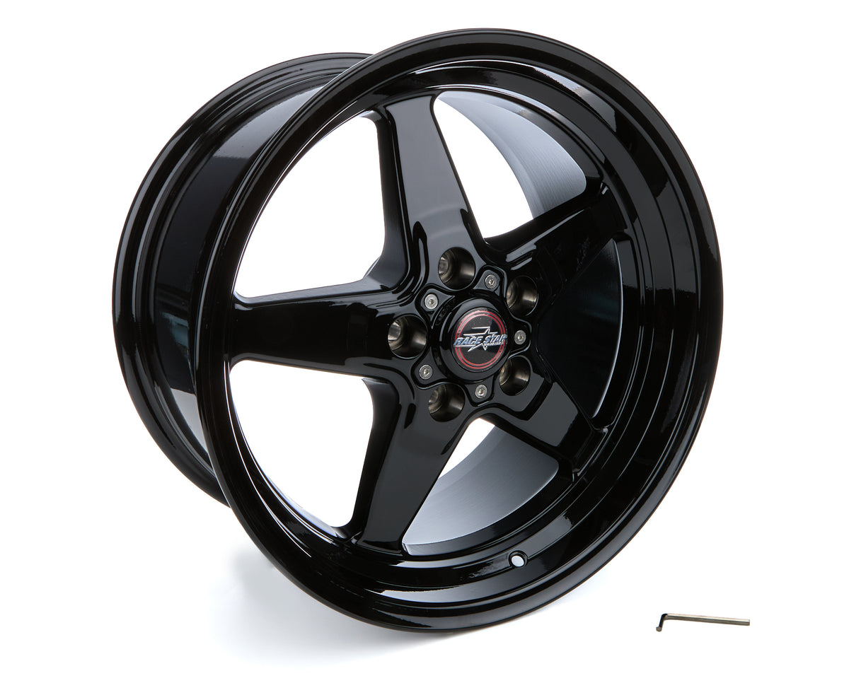 92 Drag Star Bracket Rac er Gloss Black 17x9.5