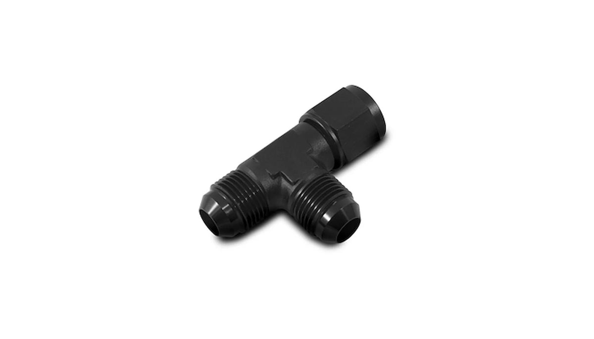 Tee Fitting -3 with Female -3AN Swivel