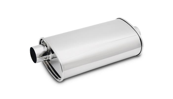 STREETPOWER Oval Muffler 3in inlet/outlet