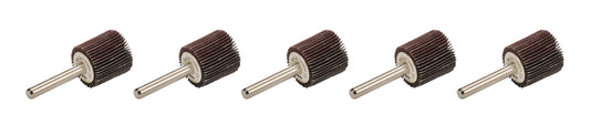 Flap Wheel with Mandrel 1in OD 80 Grit 5pk