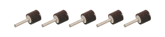 Flap Wheel with Mandrel 1in OD 120 Grit 5pk