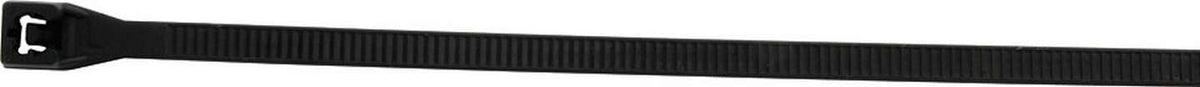 Nylon Tie Wraps Black 7in 100pk