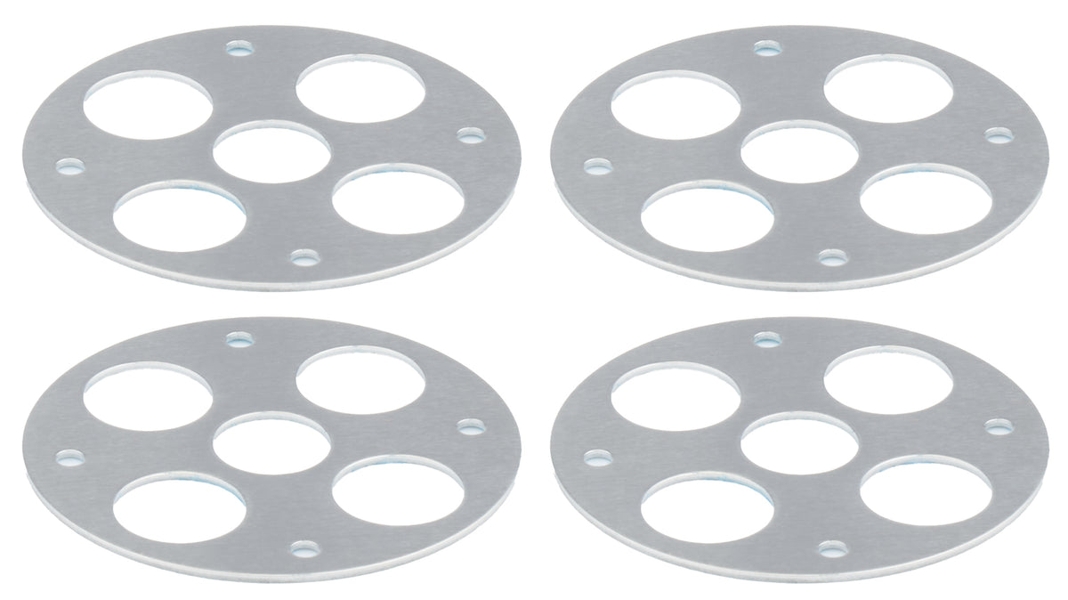 LW Scuff Plate Aluminum 1/2in 4pk