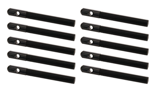 Aluminum Hood Pins 3/8in Black 10pk