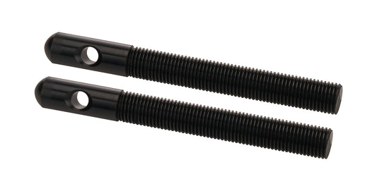 Aluminum Hood Pins 3/8in Black 2pk