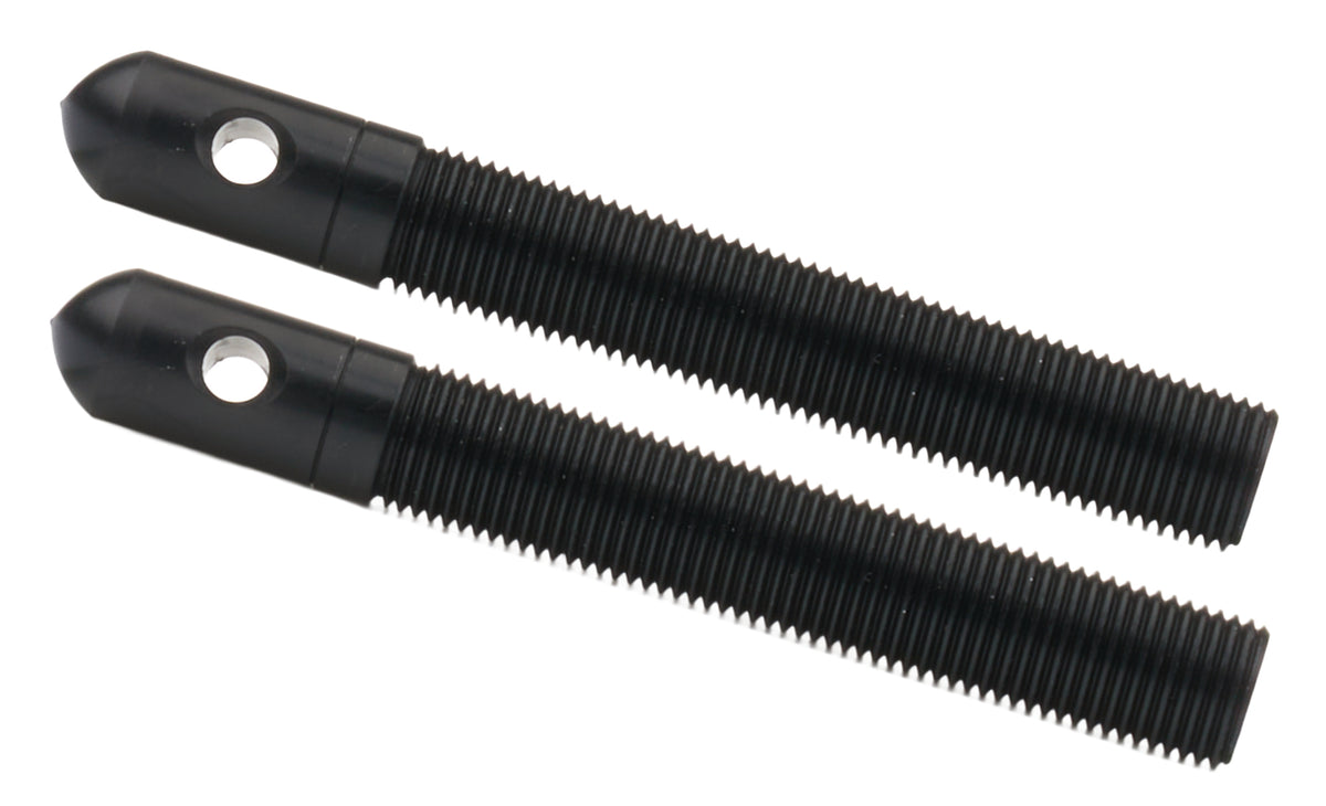 Alum Hood Pins 1/2in w/ 3/16in Hole 2pk Black