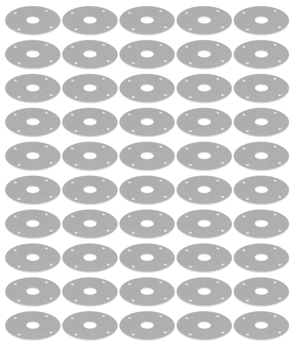 Scuff Plate Alum 1/2in Hole 50pk