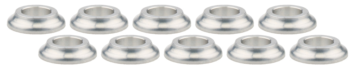 Tapered Spacers Alum 1/2in ID x 1/4 Long 10pk
