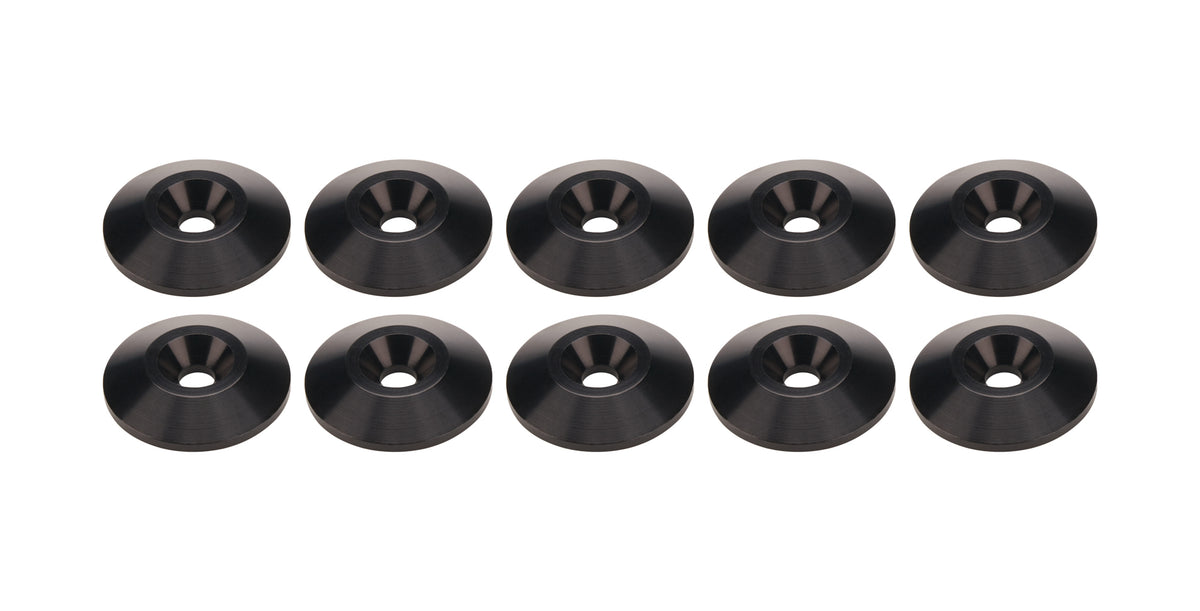 Countersunk Washer Black #10 10pk