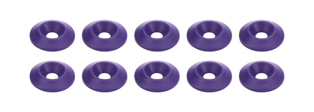 Countersunk Washer Purple 10pk