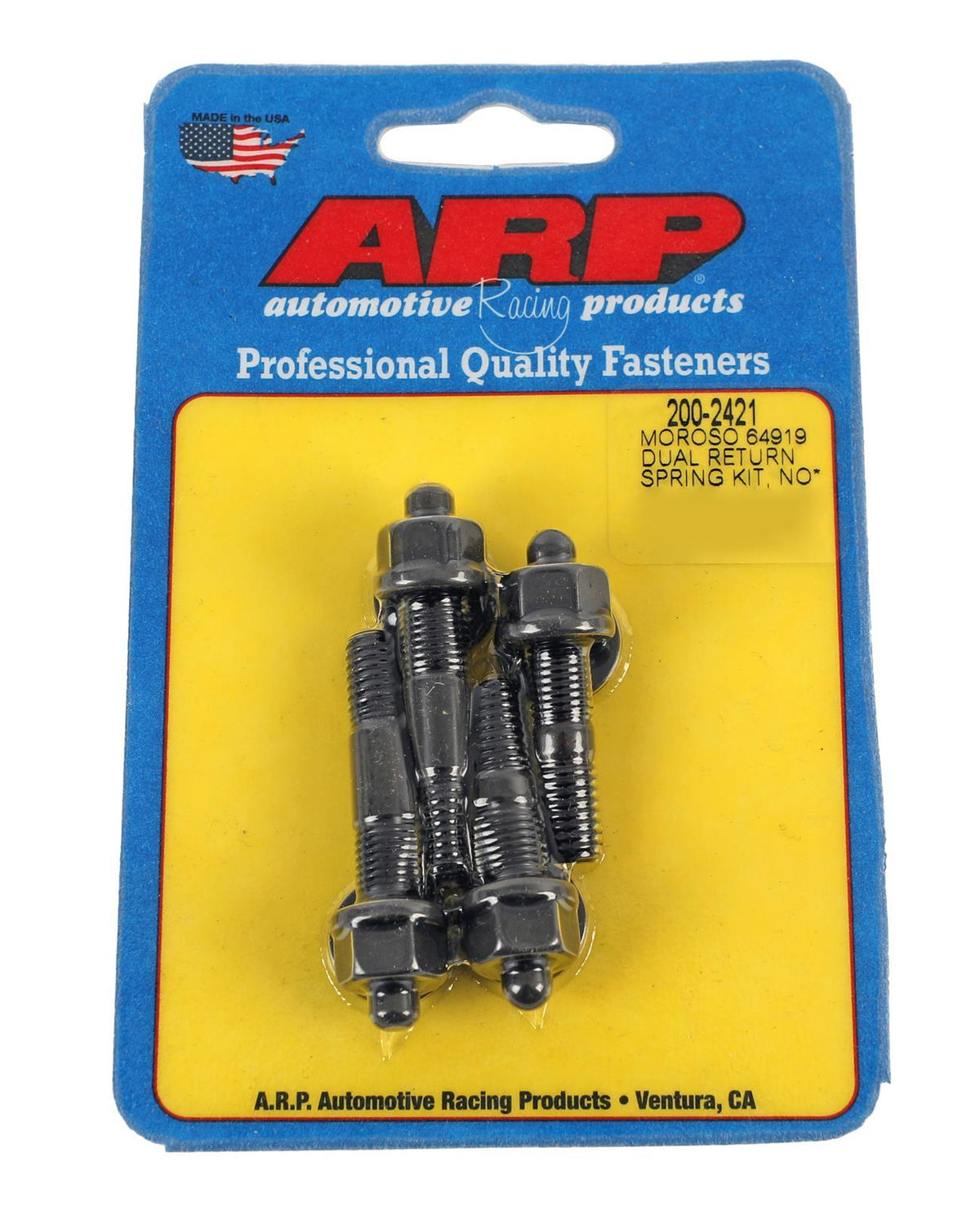 Black Oxide Carb Studs Use w/1in Spacer