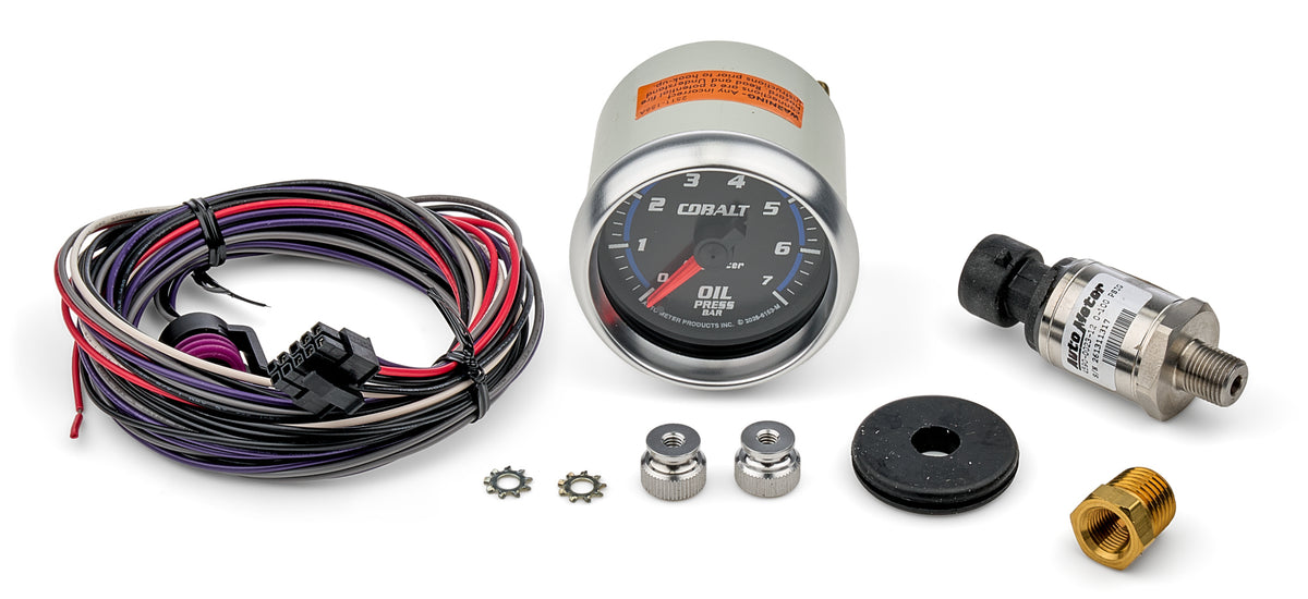2 1/16 Oil Press Gauge Cobalt Series Metric