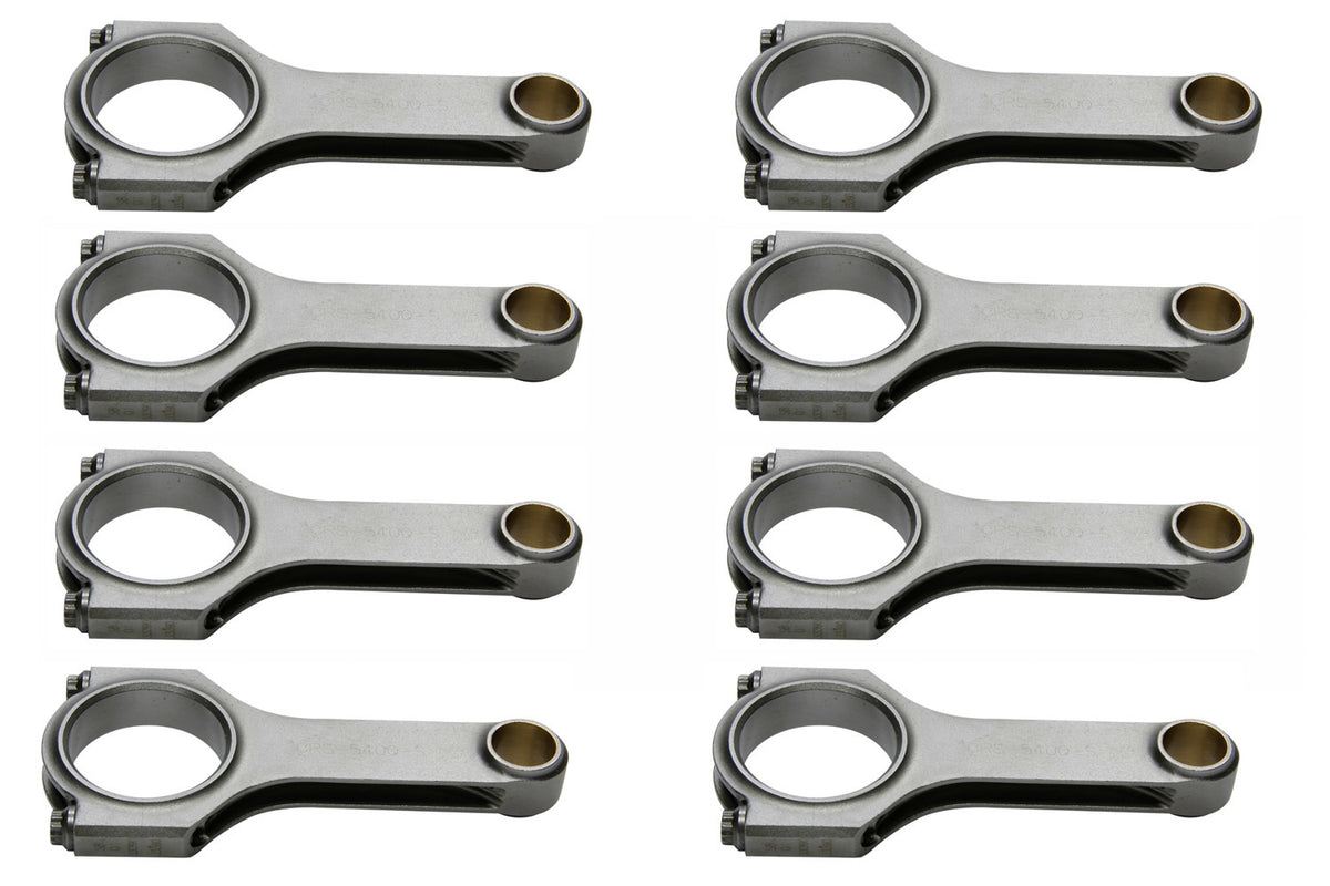 SBF 4340 Forged H-Beam Rods 5.400 w/2.123 Pin