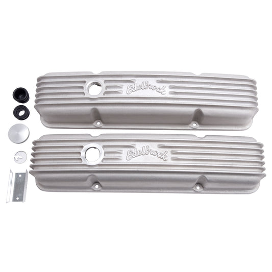 Valve Cover Kit Classic Finned SBC 59-86