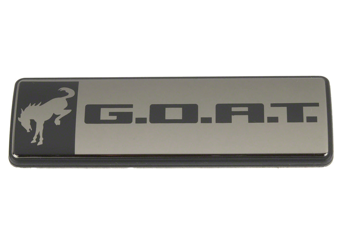 Bronco/Bronco Sport G.O.A.T. Badge Blk/Blk