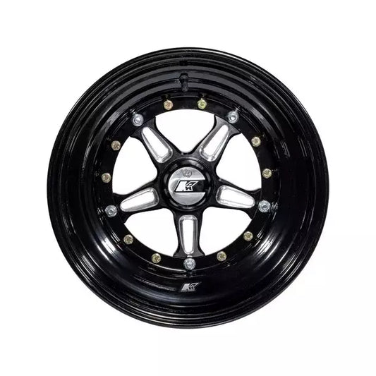 Wheel Direct Mnt 15 x 8 3in BS Black