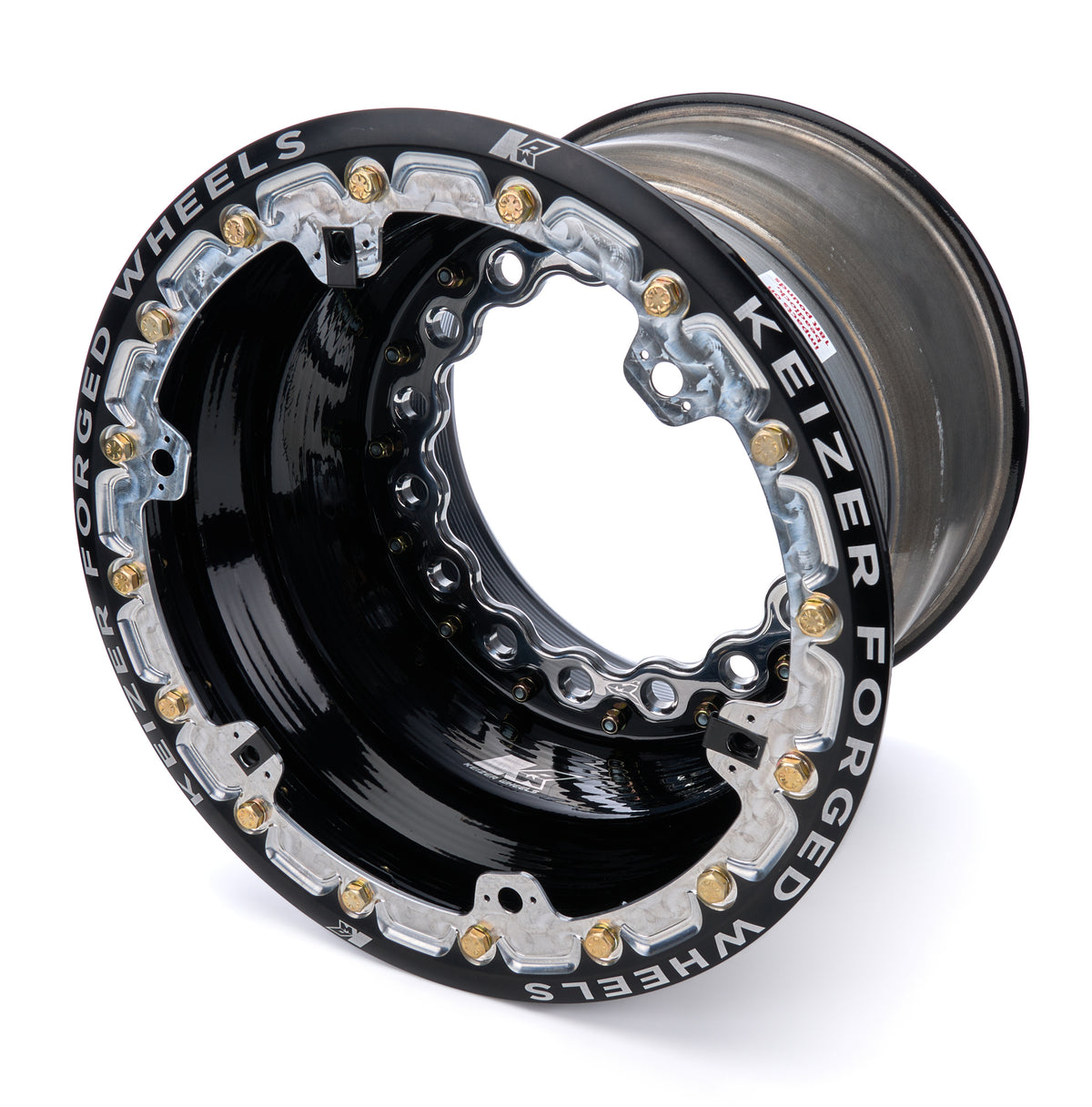 Wheel Wide 5 15x14 6in BS Forged Beadlock Black