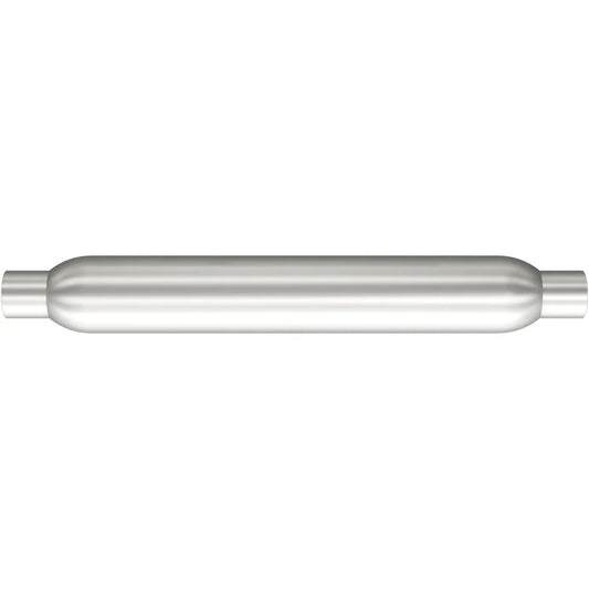 Glass Pack Muffler 2.5in Aluminized Large