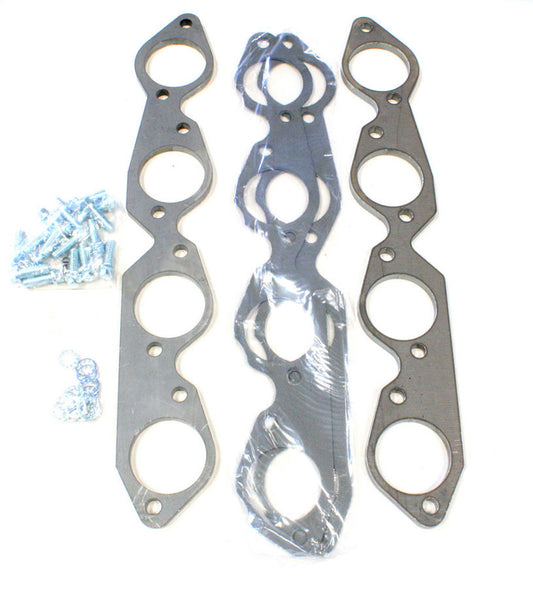 BBC Header Flange Kit w/Round Port