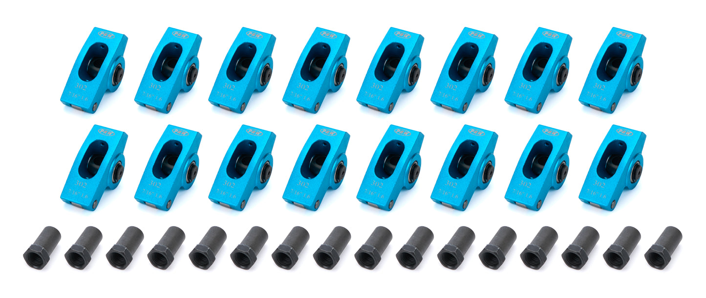 SBF Roller Rocker Arms - 1.6 Ratio 7/16 Stud