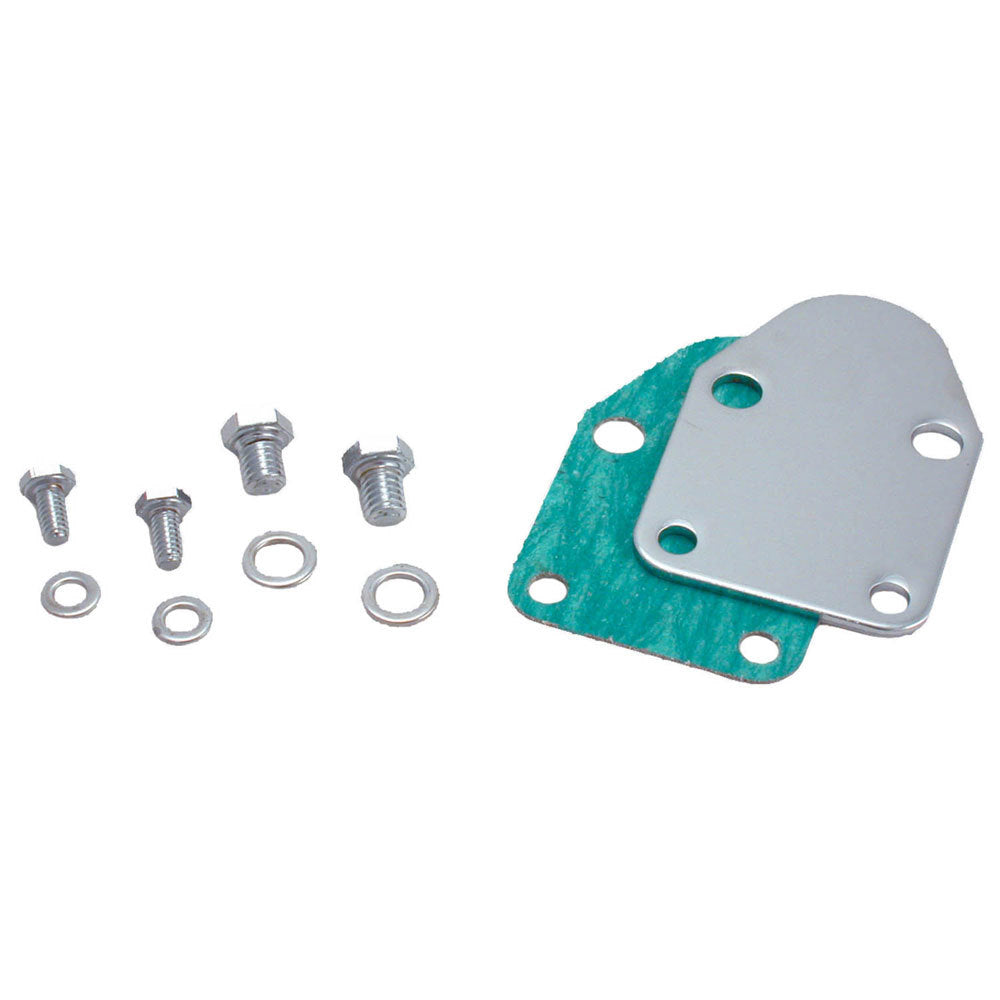SBC Fuel Pump Block Off Plate
