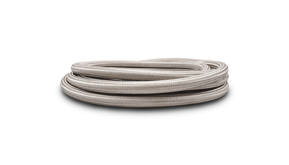 50ft Roll Stainless Braided Flex Hose -6AN
